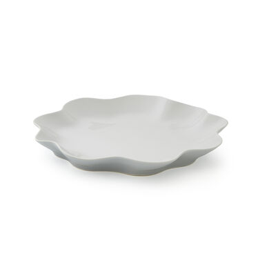 Sophie Conran Floret Large Serving Platter, Dove Grey